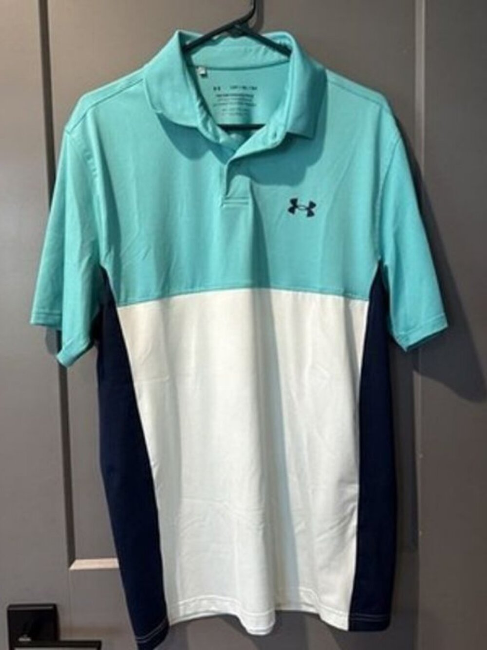 Under Armour The Performance Polo Colorblock Golf Shirt Men’s Large Tall